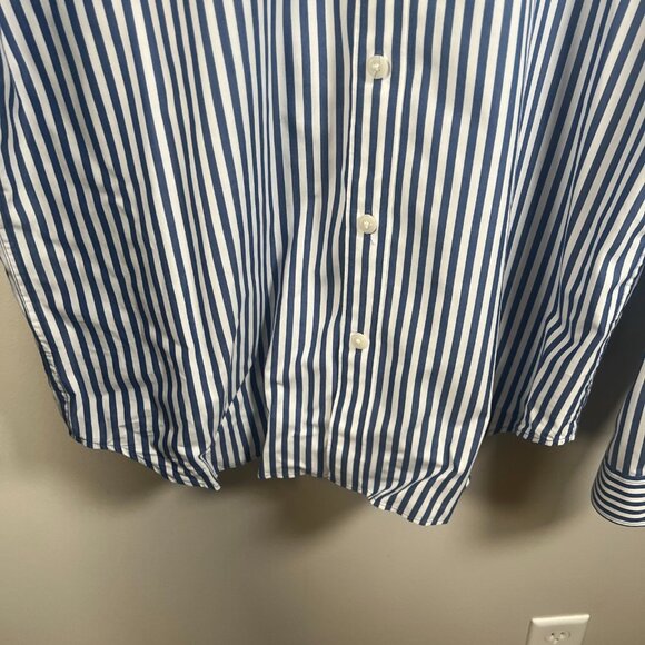 Todd Snyder Slim Fit Summerweight Favorite Button Down Shirt Mens Size XL Blue - Picture 7 of 11